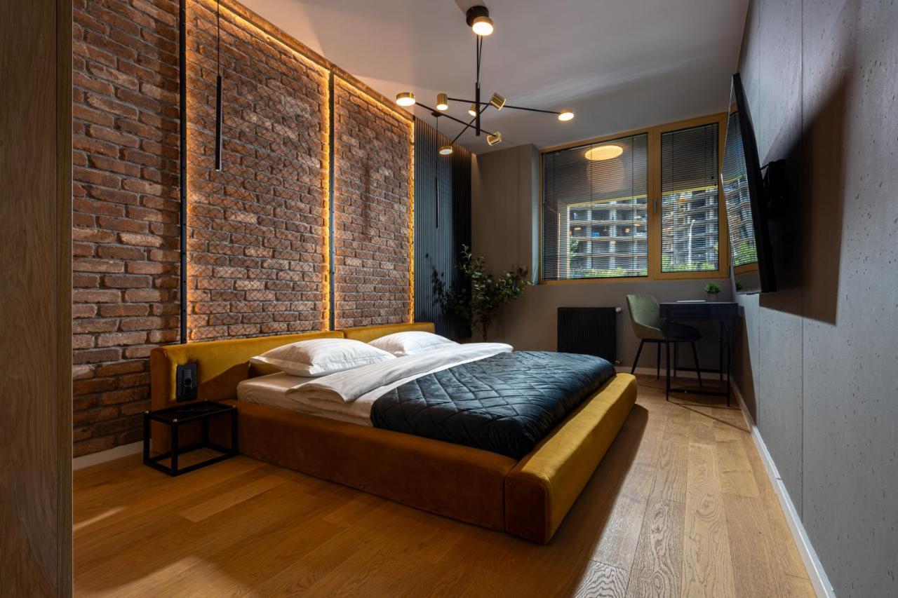 Brooklyn Studio - Aviatiei Park - Netflix - Parking بوخارست المظهر الخارجي الصورة