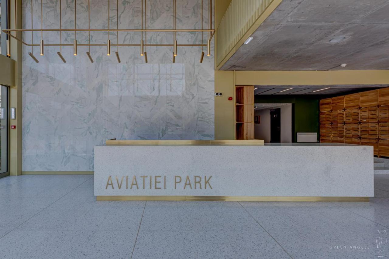 Brooklyn Studio - Aviatiei Park - Netflix - Parking بوخارست المظهر الخارجي الصورة